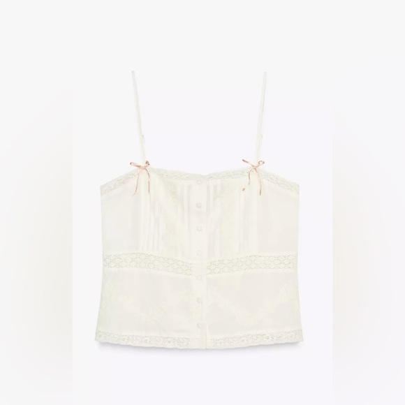 Zara embroidered top - Picture 4 of 5